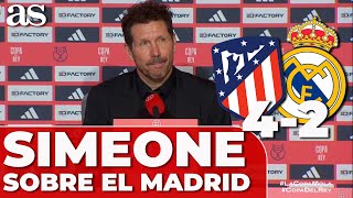 La FRASE de SIMEONE sobre el REAL MADRID que le engrandece [upl. by Attena]