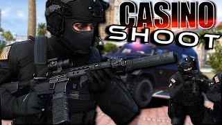 Hotel Shootout  GTA 5 SWAT Movie 4K Machinima [upl. by Abisia]