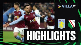 MATCH HIGHLIGHTS  Aston Villa 21 Legia Warszawa [upl. by Atnod]