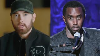 Eminem Says He Wants To See Diddy In Prison 2Pac amp Biggie Murders quotI Want To See Him In Cuffsquot [upl. by Sol689]