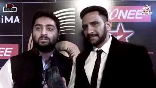 Arijit Singh at GiMA Awards 2015 with RJ J Man [upl. by Ayotahs]