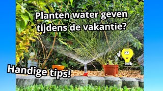 Planten water geven tijdens de vakantie Handige tips [upl. by Netsirhc]