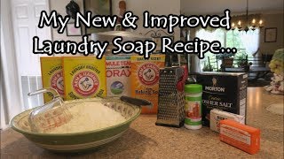 Homemade Laundry Soap My New Recipe 🙂We Dont Always Feel Clean… [upl. by Reginnej]