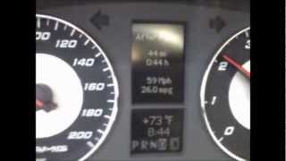 Highest MPG with Mercedes C55 AMG Part 1 [upl. by Northey]