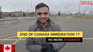 NO MORE STUDENTS IN CANADA 2024   CANADA GOVERNMENT CAP ON INTERNATIONAL STUDENTS  MR PATEL [upl. by Addiel786]