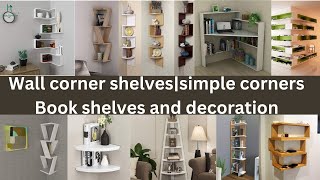 Wooden Wall Corner Shelf Design cornershelf woodenselfbookself [upl. by Wavell541]