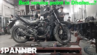 Best Bike Servicing in Dhaka  Spanner Bike Service  Motorcycle Service Centre  Honda HORNET 160R [upl. by Mellisa]