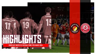 HIGHLIGHTS  Ebbsfleet United Vs Chatham Town [upl. by Nuyh]