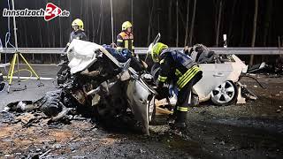 Tödlicher Unfall zwischen Marktl und Burghausen auf der B20 [upl. by Collin]