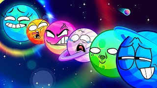 Tickle Tickle Zombie Planets🪐🌞🌏 Funny English for Kids animation kids [upl. by Andrel406]