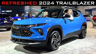 Small Price BIG Tech  2024 Chevy Trailblazer First Look Review [upl. by Ayetal]