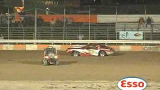 Ohsweken Speedway Aug 709 Thunderstock AMain [upl. by Ahsilyt]