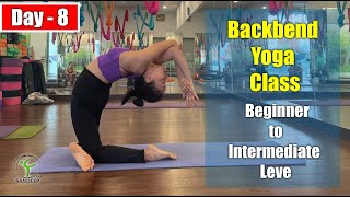 Day  8 Backbend Yoga Class  Basic to Intermediate Level  Yoga With Sandeep  Vietnam [upl. by Nicholson]