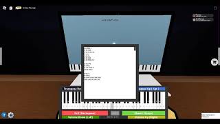 The Amazing Digital Circus TADC Main Theme  Roblox Piano [upl. by Enitsirt]