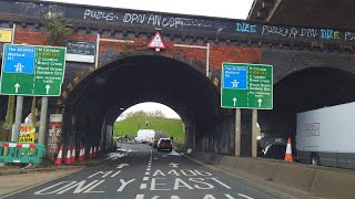 London Car Drive The A406 North Circular Road  A1 Falloden Way 🇬🇧 [upl. by Alokin]