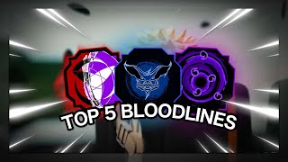 TOP 5 Best Boss Drop Bloodlines In Shindo Life 2 [upl. by Jaal885]