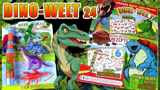 Dino Welt 24 mit Triceratops  Dimorphodon  Brontosaurus  Plesiosaurus   Dino ABC und mehr [upl. by Hanikahs]