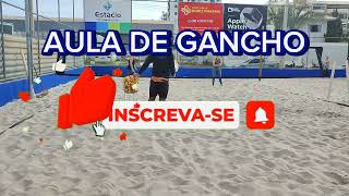 aula de Gancho para iniciantes no BEACH TENNIS [upl. by Nirok513]