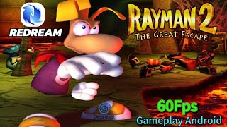 Rayman 2 gamplay Redream Android   Emulator Dreamcast [upl. by Ahgiel]