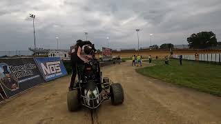 USAC Midget Week feature at Lawrenceburg Speedway part 2 of 2 June 52024 [upl. by Farand]