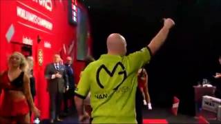 Walk On  Michael van Gerwen  WC2014 Round 3 [upl. by Siloa]