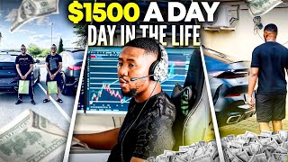 Day In The Life Of 24 Year Old  How To Make 1500 A Day Must Watch‼️ [upl. by Nirtiac]