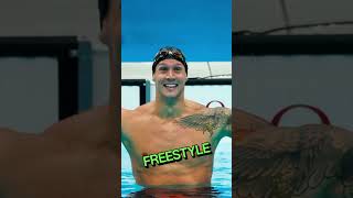 Caeleb Dressel sprints to victory in 50m freestyle shorts nbcsports TeamUSA swimming [upl. by Ainorev126]