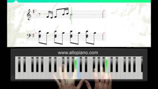 ALLOPIANO  Cours de piano Amélie Poulain  Comptine dun autre été partie1 [upl. by Gustavo]