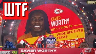 The NEXT Tyreek Hill Xavier Worthy Drafted By Kansas City Chiefs  2024 Dynasty Fantasy Football [upl. by Ilocin827]