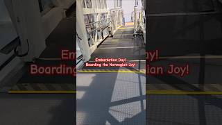 Boarding the Norwegian Joy cruise ship travel embarkation norwegian joy cruise [upl. by Nortal]