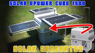 Solar Generator A look at the only true allinone solar generator  Solar ePower Cube 1500  Wagan [upl. by Kassey]