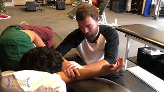 Medial Elbow Massage Techniques Medial Epicondylitis [upl. by Revorg253]