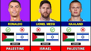 Football Players Who SUPPORT Palestine or Israel [upl. by Aisatal]