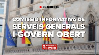 Comissió informativa de Serveis Generals i Govern Obert Reunió del 13 de febrer de 2024 [upl. by Ailongam]