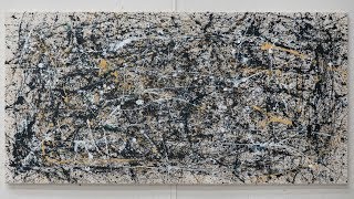 Can Anyone Make a Jackson Pollock  MICA 2020 My Painting [upl. by Lajet]