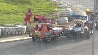 Brisca F1 Stock Car Racing Skegness Stadium 1352017 Heat 2 [upl. by Leaw43]