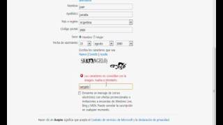 Como crear un correo electrónico Hotmail [upl. by Asserak]