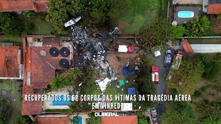 Recuperados os 62 corpos das vítimas da tragédia aérea em Vinhedo [upl. by Alanah745]