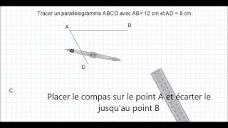 Comment tracer un parallélogramme [upl. by Ellita]