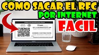 Como Sacar el RFC por Internet SUPER FÁCIL y Rápido Calculo no SAT [upl. by Akamahs621]