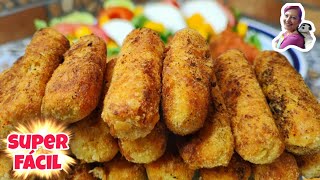 CROQUETAS DE ATÚN  Suavecitas y Deliciosas [upl. by Enerak]