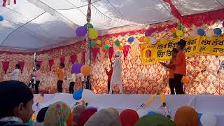 Choreography on gurmukhi da beta by class 3 Akal Academy Sangha [upl. by Hubey984]