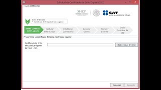 Como Generar y Descargar el Certificado de Sello Digital SAT  Actualizado Agosto 2017 [upl. by Granoff870]