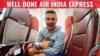 Review AIR INDIA EXPRESS 737  AMAZING CREW amp FILTHY PLANE [upl. by Naujal]