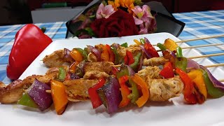 🍗DELICIOSOS PINCHOS DE POLLO QUE TE ENCANTARAN🍗 [upl. by Trimmer462]