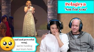 Пелагея  Не для тебя NOT FOR YOU REACTION😭ru [upl. by Kennie922]