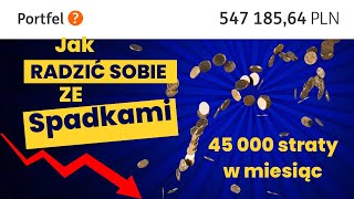 Odc 30 Jak radzić sobie z GIGANTYCZNYMI SPADKAMI w portfelu Strata 45 000 na giełdzie 5 ZASAD I RAD [upl. by Longley644]