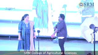 Athena24  Vijay TV Punya Singing Kuruthu Sirithavale Song  SRM College of Agricultural Sciences [upl. by Piegari954]