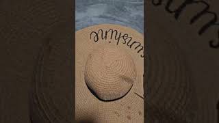 How to fix or reshape a floppy hat a sun hat or straw hat [upl. by Fillbert]