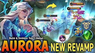 100 CANT MOVE Aurora New Revamp Best Build amp Emblem is OVERPOWERED  Build Top 1 Global Aurora [upl. by Leasim]